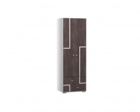 Шкаф 670 мм 2-х дверный для одежды Омега 16 (штанга) в Среднеуральске - sredneuralsk.mebel-e96.ru